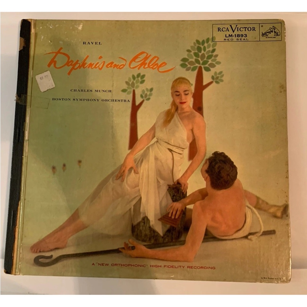 RCA‎ Victor Daphnis and Chloe Vinyl Record - Cream Cover